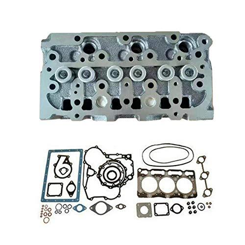 Compatible with D782 Complete Cylinder Head with Valves + Gasket Kit 1G962-03042 H1G90-03040 1G962-03045 for Kubota D782-EBH - KUDUPARTS