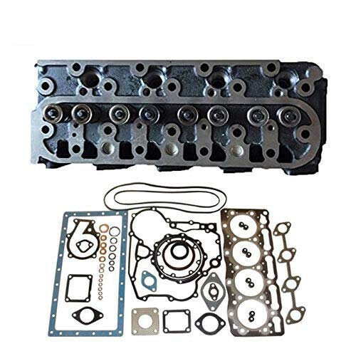 Compatible with 8-97358-366-0 Complete Cylinder Head with Valves&Full Gasket Kit for Isuzu 4HE1 4.8L 1998-2004 - KUDUPARTS