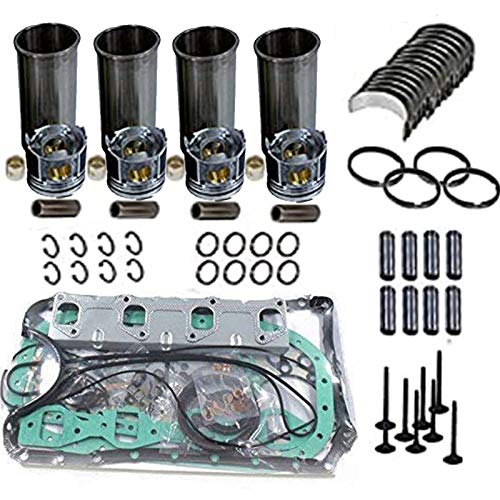 New 3044T 3044C-T 3044C-DIT Engine Rebuild Kit - SINOCMP Gasket Kit For 267B 297C Skid Loader - KUDUPARTS