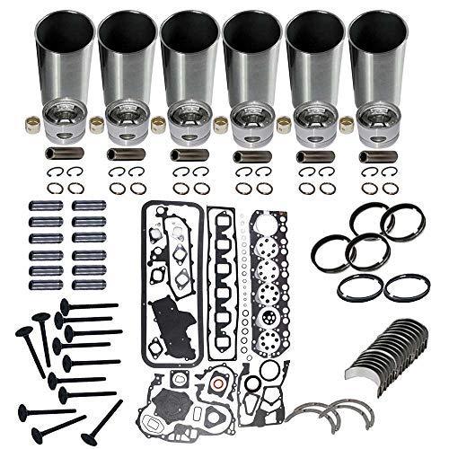 Compatible with Overhaul Rebuild Kit for Cummins Engine QSM11 Hyundai Excavator R485LC-9 - KUDUPARTS
