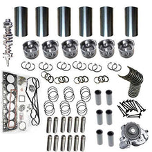 Rebuild kit + crankshaft + oil pump for Mitsubishi 6D34 6D34T - KUDUPARTS