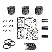 Gasket Set+Piston+Ring+Bearings+Washer for Mitsubishi S3Q2 Engine Caterpillar - KUDUPARTS