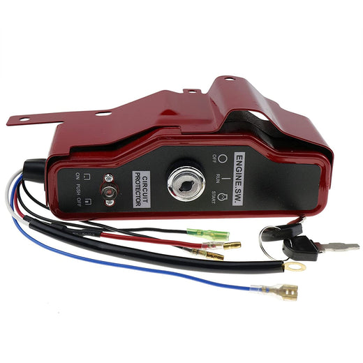 Electric Ignition Switch Panel Control Box with Keys Start Run Off Compatible with Honda GX240 GX270 GX340 GX390 11HP 13HP 15HP 16HP Engines - KUDUPARTS
