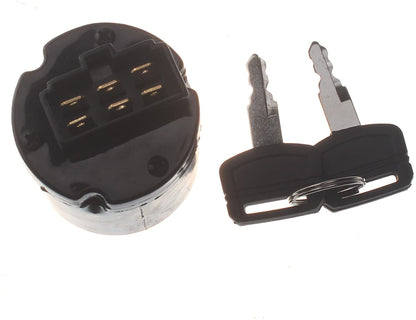 4477373 Ignition Switch W/ 2 Keys for Hitachi John Deere Excavators 110 120 120C 120D 130G 135C 135D 135G 160C 160DLC 160GLC 160LC 180 180GLC 190 190DW 210 210G 230LC 240DLC 600C 750 892 - KUDUPARTS
