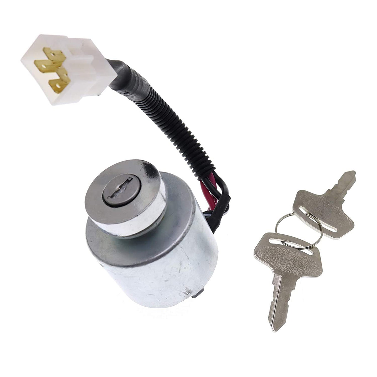 Ignition Switch 66101-55200 66101-55202 for Kubota BX1800D BX2230D G1700 G18 G1800 G18HD G1900 G2000 G2160 G21HD GT1050 GT850 TG1860AU TG1860G G1700 G1800 G1900 - KUDUPARTS