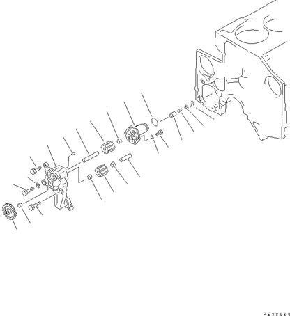 For Komatsu GS360-2 CS360-2 EG400-2 Engine SA6D140 Hydraulic Oil Pump 6211-51-1000 6211-51-1100 6211-51-1001 6211-51-1003 - KUDUPARTS