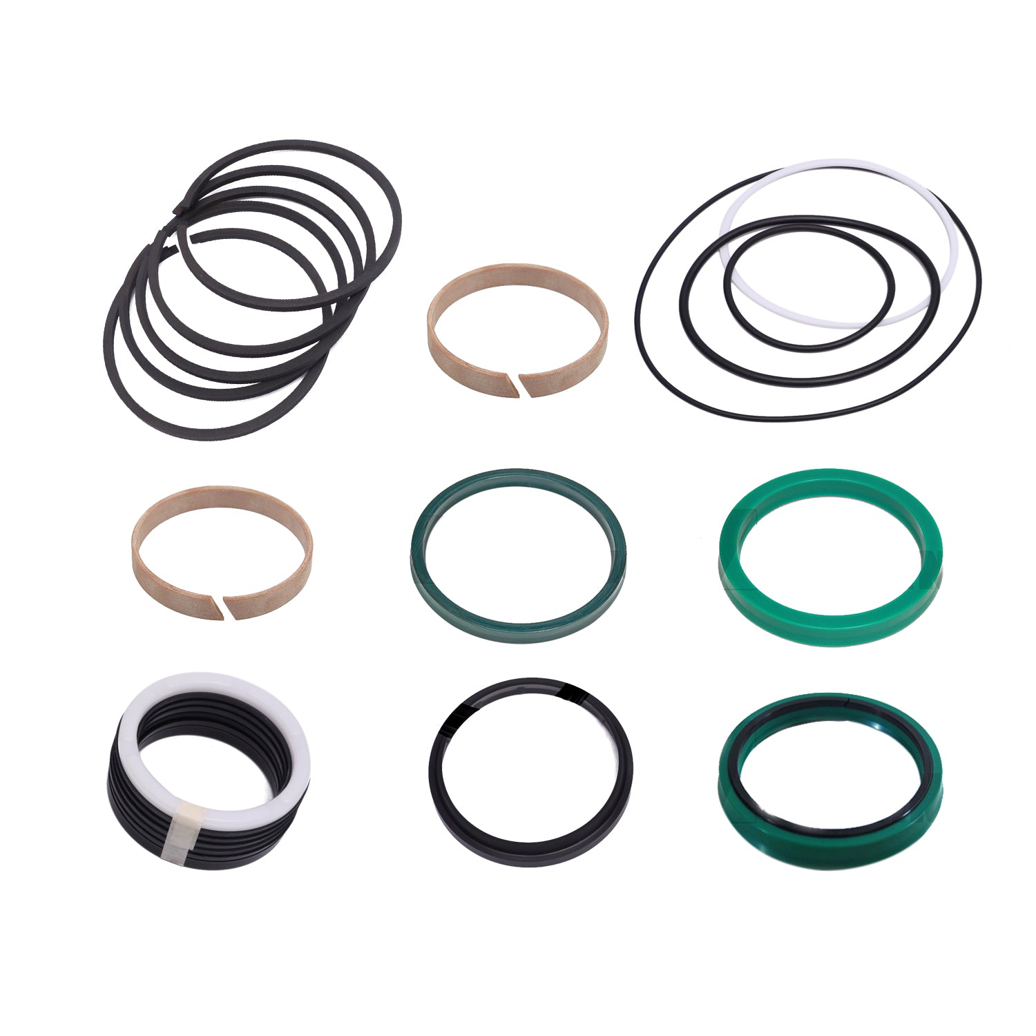 Differential Cylinder 10176356 (DN 110/75) Seal Kit for Schwing Stationary Concrete Pump, Hydraulic Main Oil Cylinder Sealing Kit for Schwing Stetter Concrete Pump - KUDUPARTS