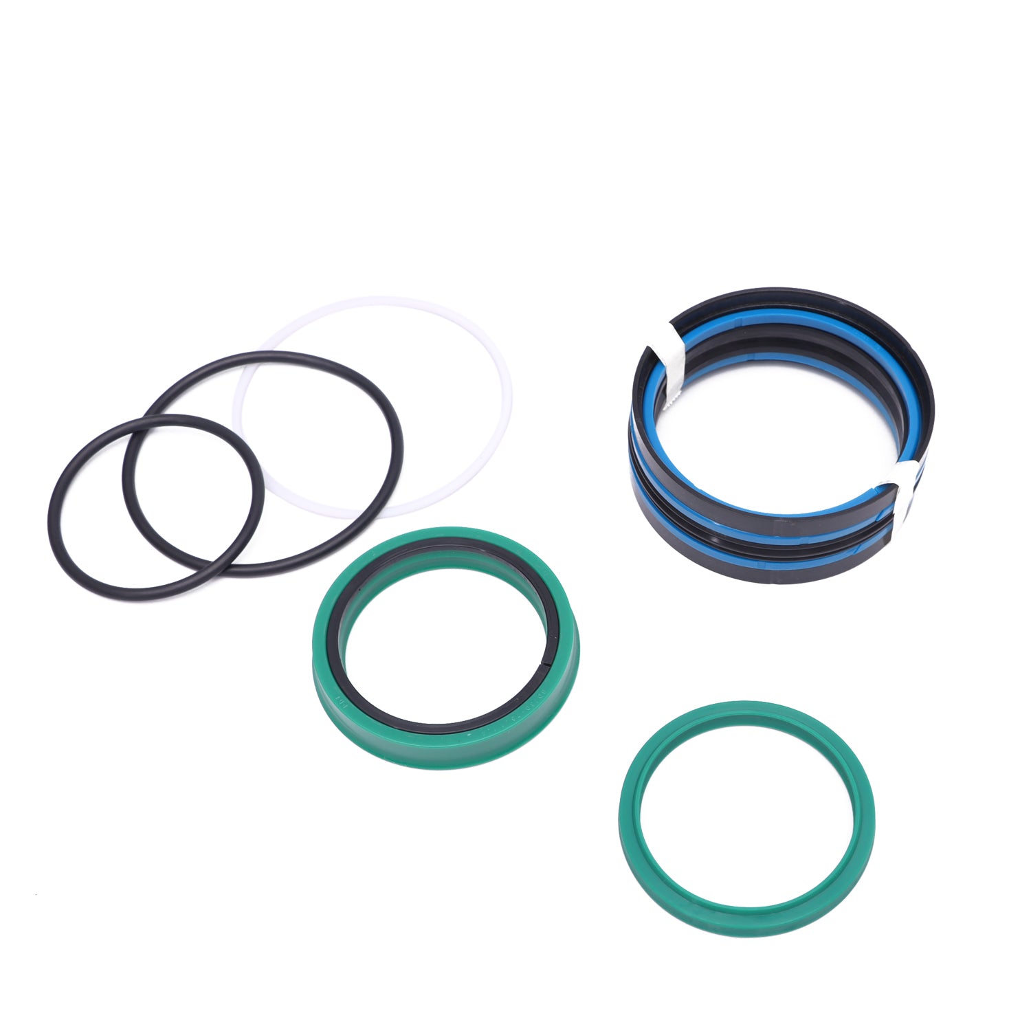 Outrigger Cylinder Seal Kit (90/60) for Schwing Trunk-Mounted Concrete Pump, Hydraulic Cylinder Sealing Kit for Schwing Stetter Boom Concrete Pump, fits 10100484, 10136772, 10113910. - KUDUPARTS