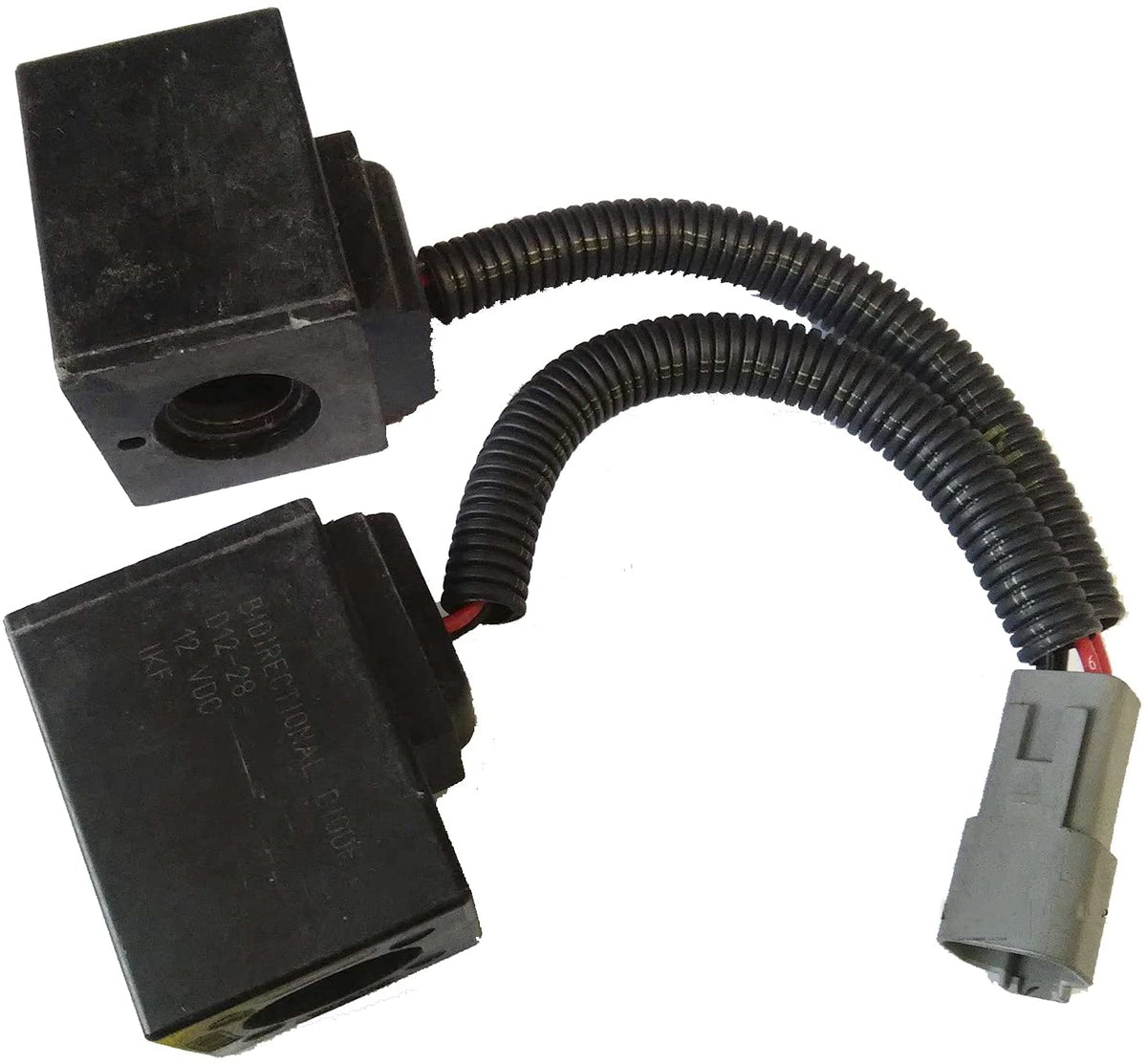 Solenoid Valve CA0146635 compatible with Komatsu Backhoe Loaders WB140 WB150 WB91R WB93R - KUDUPARTS