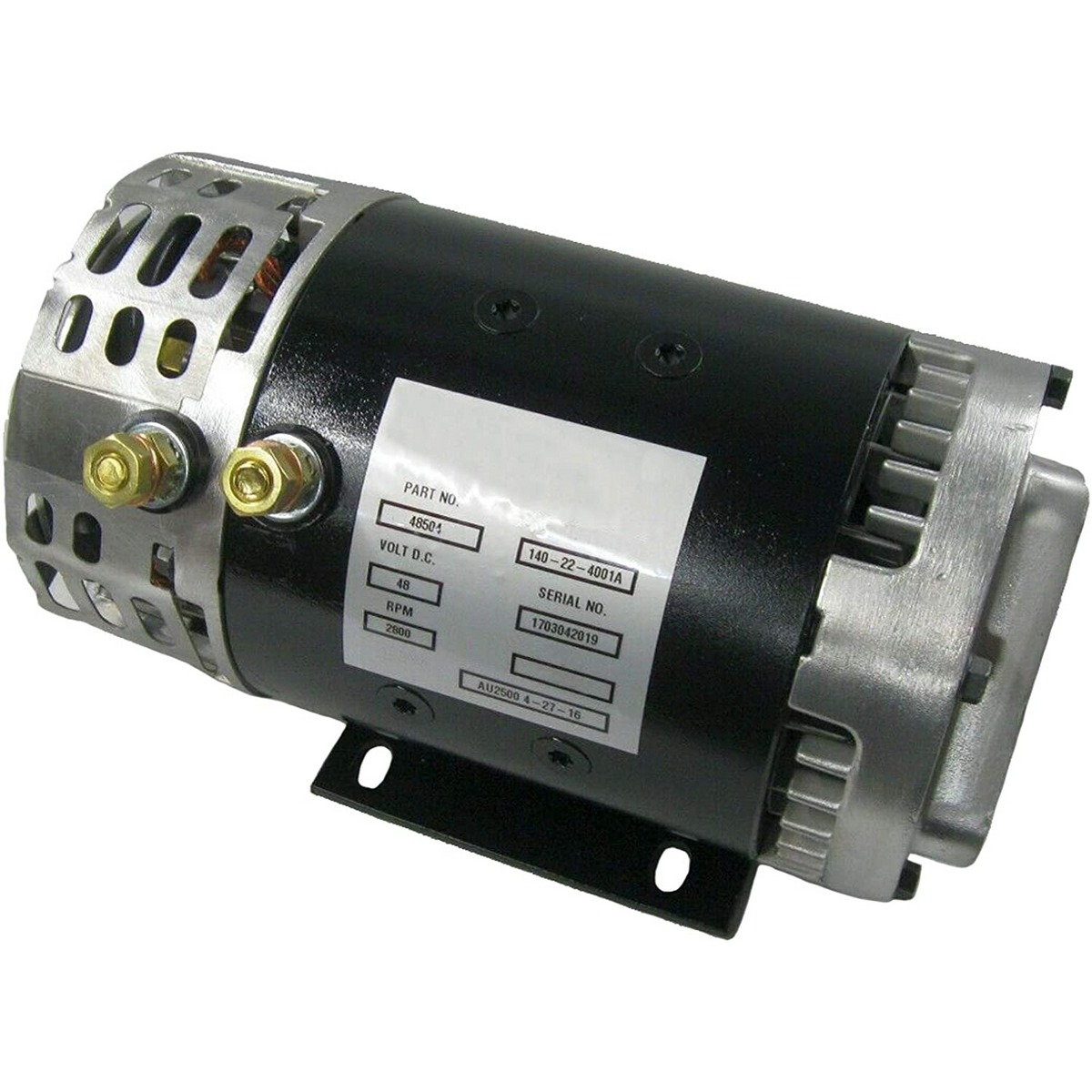 48V Function Motor 48504G 48504 5BCG52HA100 140-22-4001A for Genie Z-30/20N Z-34/22 Z-34/22N Z-45/22 DC Z-45/25 DC/Bi Z-45/25J - KUDUPARTS