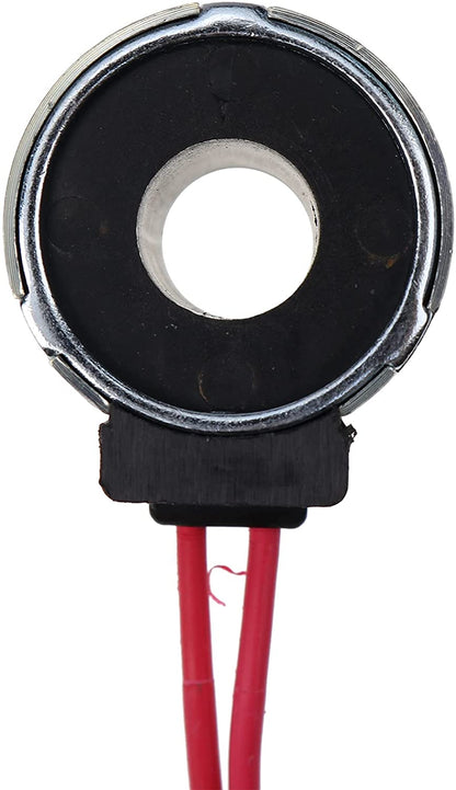 Solenoid Valve Coil 130-0013 6031971 C01-12-DTM-10 compatible with Caterpillar Backhoe Loader 416C 416D 420D 424D 426C 428C 428D 430D 432D 436C 438C 438D 442D 446B 446D - KUDUPARTS