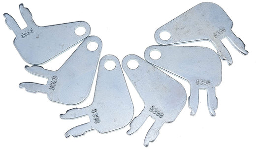 6PCS Master Disconnect Key 8398 8H-5306 8H5306 7N-0718 7N0718 for Caterpillar Wheel Skidder 508 515 518C 525 525B 525C 525D 528B 530B 535B 535C 535D 545 545C 545D 555D - KUDUPARTS
