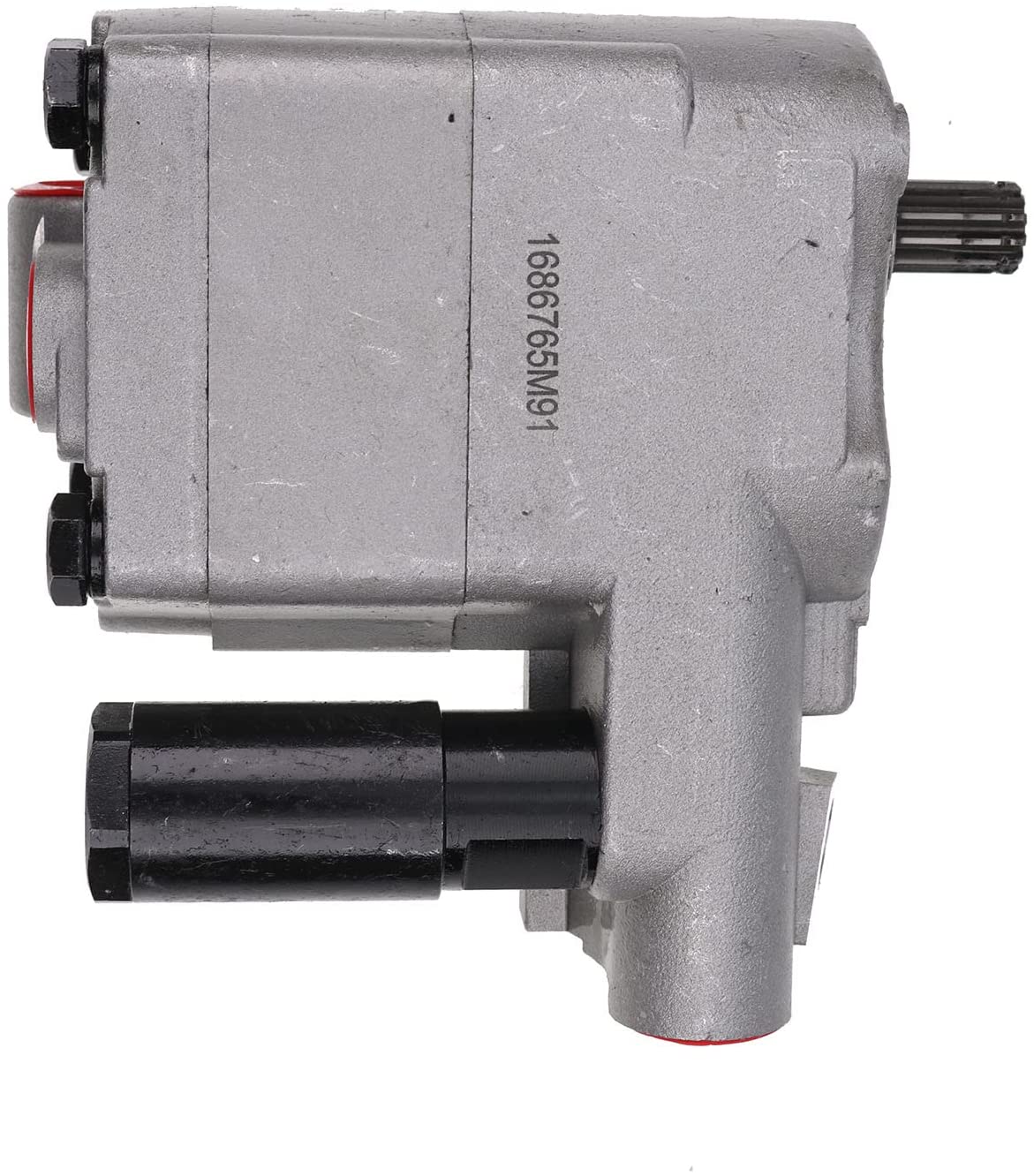 Hydraulic Pump 1686766M91 1686765M91 compatible with Massey Ferguson 135 165 175 180 230 235 240 245 250 255 265 270 275 285 290 675 690 698 1080 1085 - KUDUPARTS