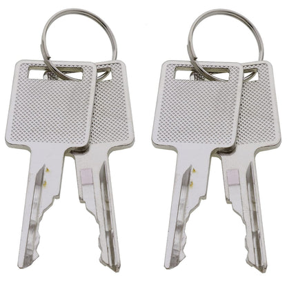 4pcs 6693241 D250 307852A1 6709527 714602 A77313 Ignition Key for Bobcat Skid Steer Loaders & Mini Excavators - KUDUPARTS