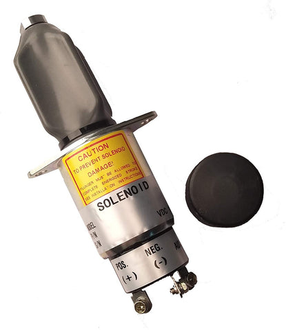 Fuel Shutoff Solenoid 1700-2509 1751-12A6U1B1S1A for Woodward 12V - KUDUPARTS