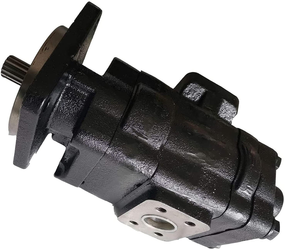 Hydraulic Pump Assembly D149283 D146608 compatible with Case Backhoe Loader 580K 580SK - KUDUPARTS