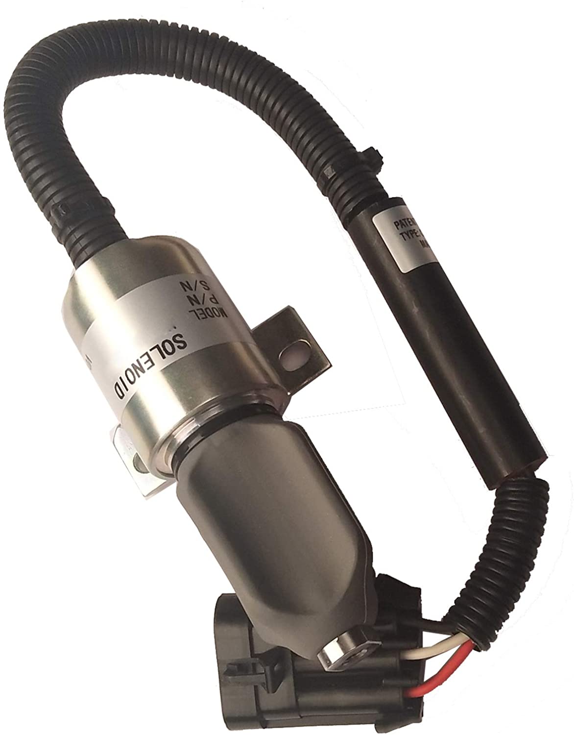 Engine Shut Down Solenoid SA-4805-12 1753ES-12E6UC4B1S1CC43 for Kubota 12V - KUDUPARTS