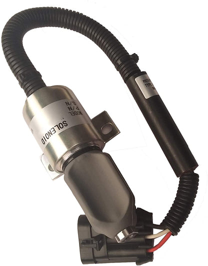 Engine Shut Down Solenoid SA-4805-12 1753ES-12E6UC4B1S1CC43 for Kubota 12V - KUDUPARTS