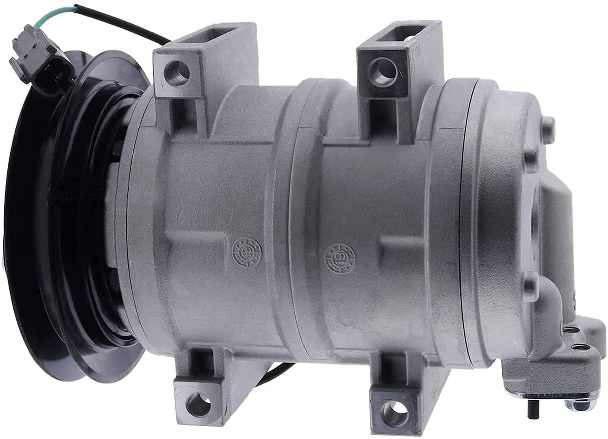 AC Compressor 4621589 4710206 Compatible with Hitachi ZX140W-3 ZX145W-3 ZX170W-3 ZX200-3 ZX240-3 ZX270-3 ZX250W-3 ZX330-3 ZX350K-3 ZX400LCH-3 ZX400W-3 - KUDUPARTS