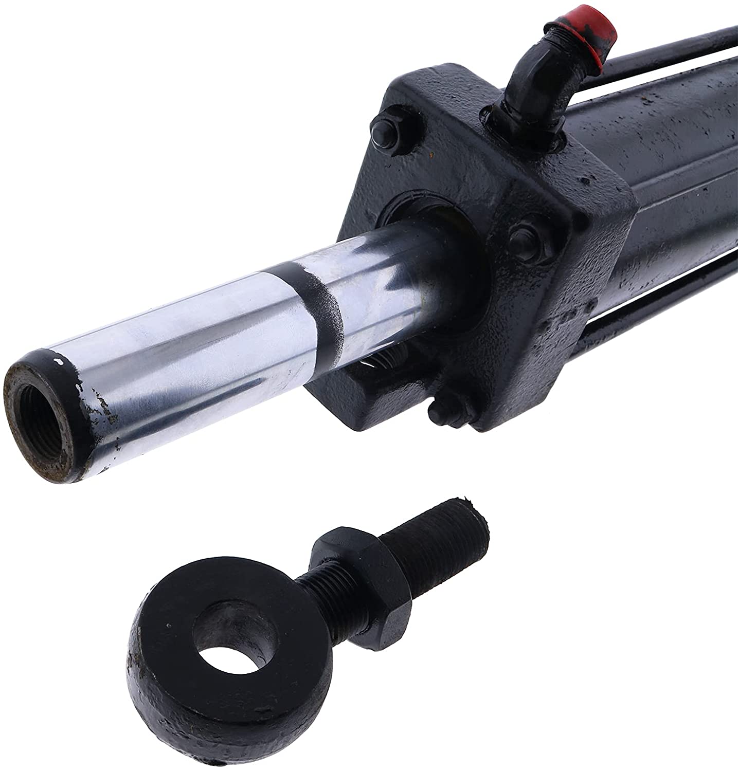 Power Steering Cylinder G107720 for Case 580K, 580 Super K, 580L, 580 Super L, 580M, 580 Super M, 570LXT,570MXT,580K, 580L, 580M, 580SK, 580SL, 580SM, 585G, 586G, 588G New.Holland LV80,U80 - KUDUPARTS