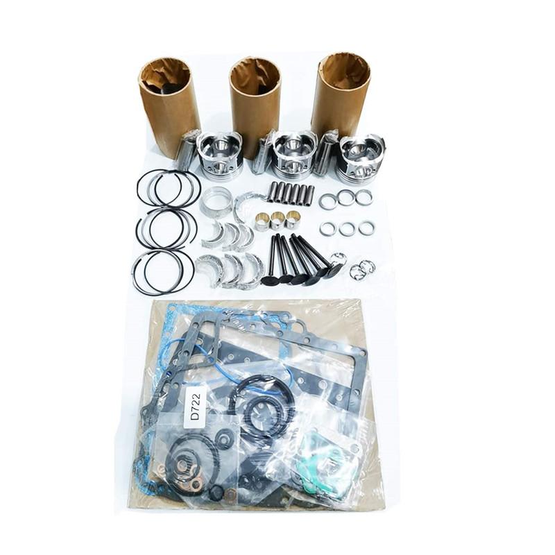 D722 Overhaul Rebuild Kit for Kubota Engine ZD18 Zero Turn Mower BX1880 Tractor - KUDUPARTS
