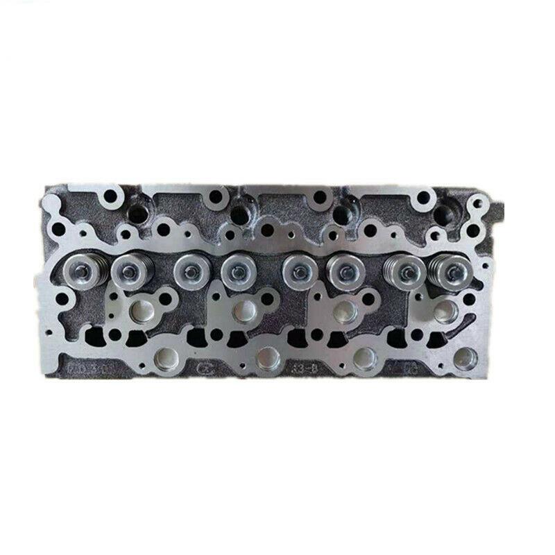 Cylinder Head 1J860-03040 with Valves for Kubota V2003-M V2203-M V2403 In-Direct Injection Engine with Gasket Kit - KUDUPARTS