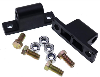 Door Hinge Set for Bobcat 751 753 763 773 863 864 873 883 963 Skid Steer Loader - KUDUPARTS