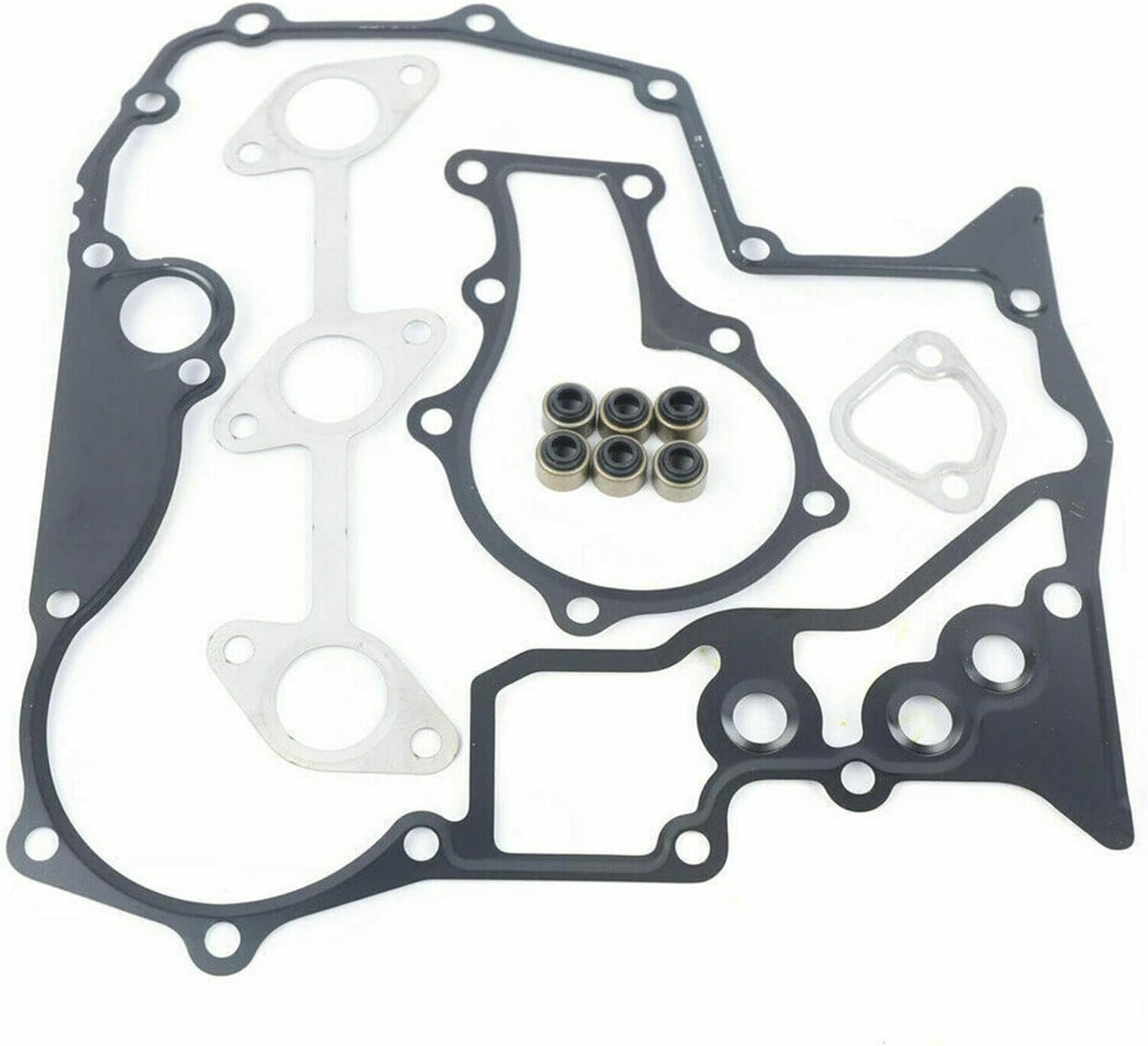 Complete Cylinder Head & Full Gasket Kit for Kubota V2203 /Bobcat 753 763 773 S175 7753 S185 S150 /Kubota Tractor Excavator - 19077-03048 - KUDUPARTS