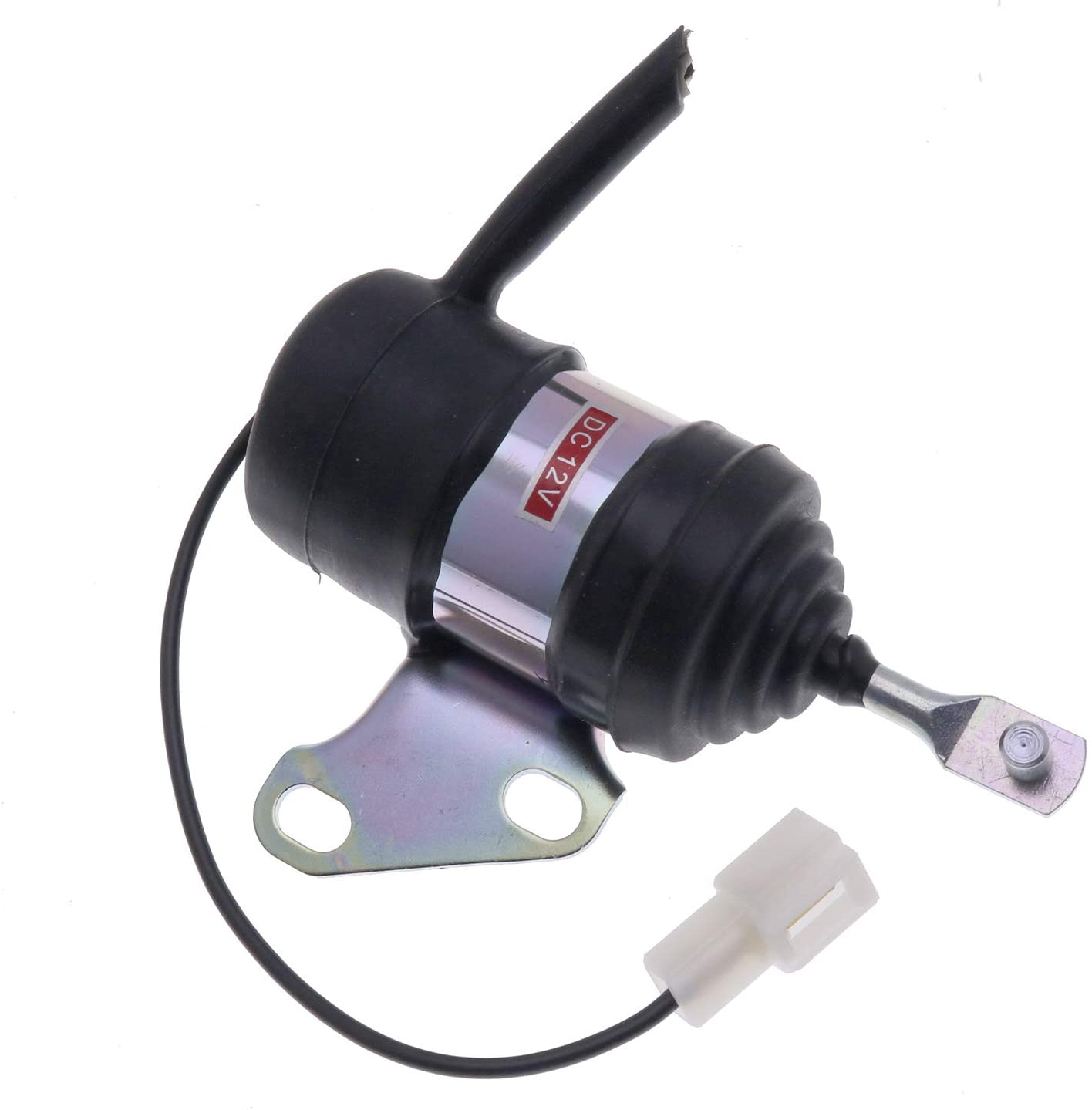 Fuel Shut Off Solenoid for Kubota BX2230D RTV900R RTV900T B7410D BX1500D BX1800D Z482 Z602 D722 Replace 16851-60014 16851-6010 16851-60011 16851-60013 052600-4531 16851-60012 052600-4530 - KUDUPARTS