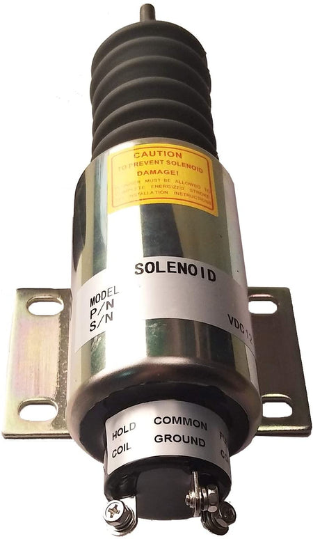 Shut Down Solenoid 2300-1001 2370ES-12E2U1B2S1 SA-4587-12 2370ES-12E2C4B5S1 12V - KUDUPARTS