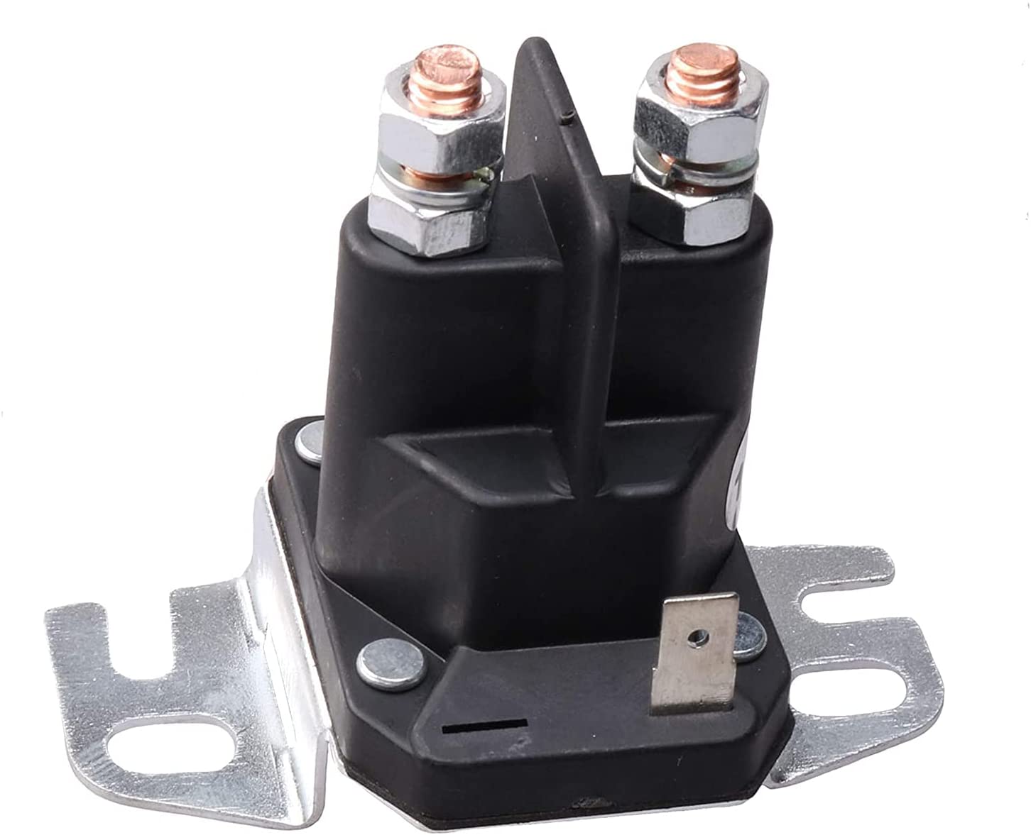 3-Terminals Starter Solenoid Relay Compatible with Briggs & Stratton 691656 846820 557067 807829 555375GS 745000 745000MA 745001 Trombetta 812-1201-211-05 93245-1 93245-2WR 12V 200/300A - KUDUPARTS