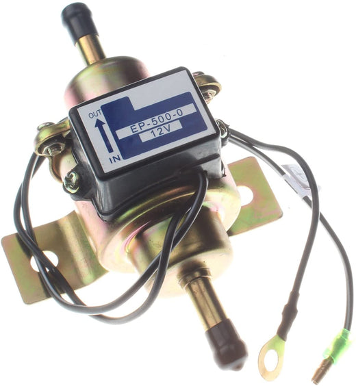 12V Electric Fuel Pump15231-52033 68371-51210 68371-51211 for Kubota B6000, B6000E, G3200, G4200, G4200H, G5200H, G6200H, KH-151, KH-61, KX101, KX151, R410, R410B - KUDUPARTS