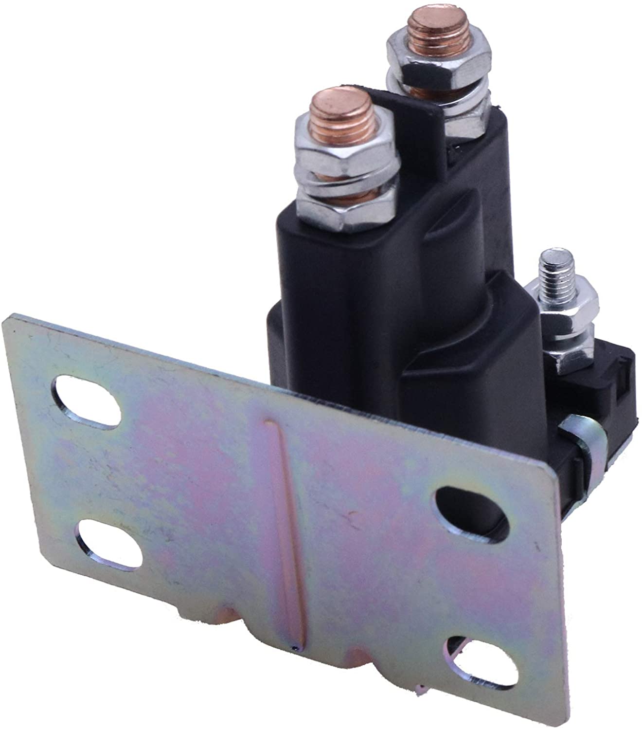 12V Starter Solenoid AM104036 for John Deere GX70 R70 RX63 SRX75 9930 9935 9960 9965 9970 9976 9986 4700 6100 6500 6600 7445 7450 7455 108 116 130 STX30 STX38 - KUDUPARTS