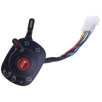 Combination Light Switch Assembly T2368-69023 T2368-69024 T2368-69025 for KIOTI Tractors DK65 DK40 DK45 CK20 DK35 DK50 DS3510 DS4110 DS4110HS DS4510 DS4510HS MEC2200GW UTV MEC2200SW UTV - KUDUPARTS