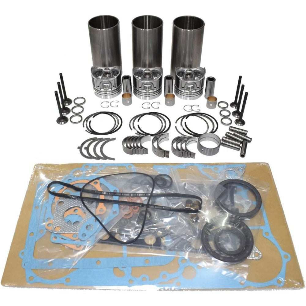 Overhaul Rebuild Kit + Crankshaft Fit For Kubota V2203 V2203-M V2003 Engine Bobcat 753 763 773 - KUDUPARTS