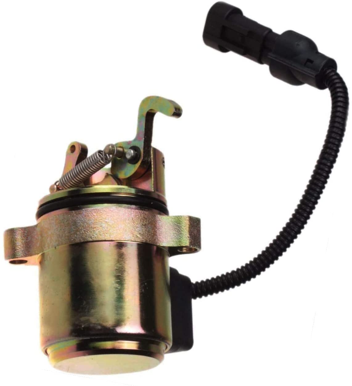 Fuel Shut Off Solenoid 6686715 for Bobcat 442 863 864 873 883 A220 A300 S250 T200 Skid Steer Deutz OS - KUDUPARTS