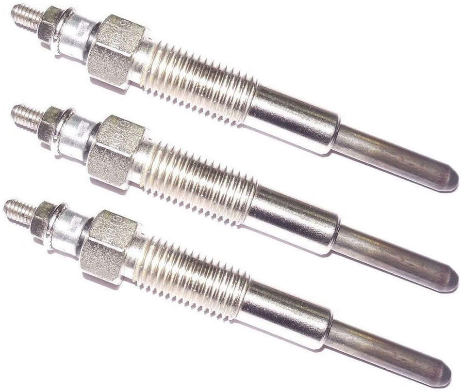 3pcs Glow Plug SBA185366190 for Ford Tractor 1620 1530 1630 1710 1715 1720 1725 1910 1925 1990 - KUDUPARTS