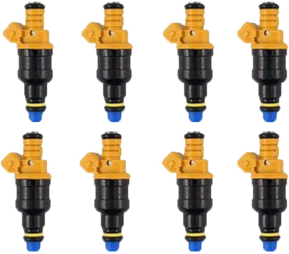 8PCS Fuel Injector Nozzles 0280150943 0280150939 0280150909 for Ford F150 F250 F350 Mustang Expedition Excursion Crown Victoria Bronco Econoline Lincoln 4.6 5.0 5.4 5.8 V8 Engine - KUDUPARTS