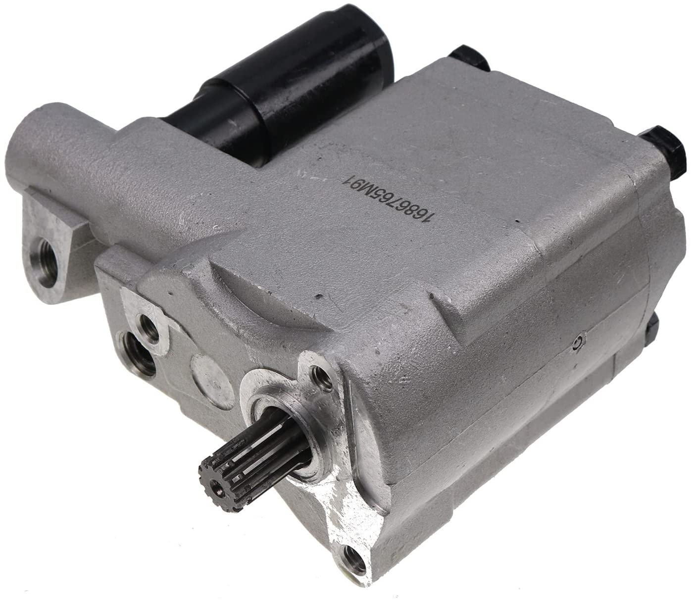 Hydraulic Pump 1686766M91 1686765M91 compatible with Massey Ferguson 135 165 175 180 230 235 240 245 250 255 265 270 275 285 290 675 690 698 1080 1085 - KUDUPARTS