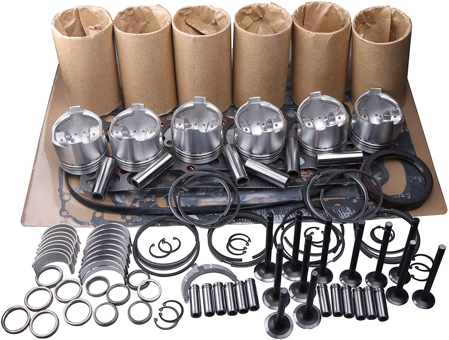 Overhaul Rebuild Kit Compatible with Nissan TD42 Engine 1995 Nissan Patrol Y60 and Forklift Turck Vehicles - KUDUPARTS