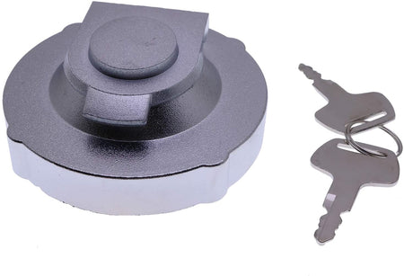 Fuel Tank Cap with 2 keys 15521-00500 compatible with Takeuchi TB016 TB015 TL250 TL120 - KUDUPARTS