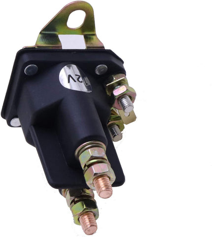 12V Starter Solenoid Relay Switch MIU12537 for John Deere 44 42 S240 X305R X310 X360 - KUDUPARTS
