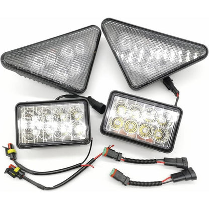 Lentille Réfléchissante Rouge Feu Arrière - Compatible Bobcat 751 753 763 773 863 S100 S175 Etc. - Remplacement Qualité OEM