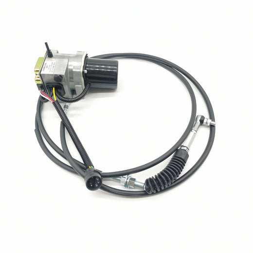 Throttle Motor 247-5227 compatible with Caterpillar 312 312B 311B Excavator with Double Cable 5 Pins - KUDUPARTS