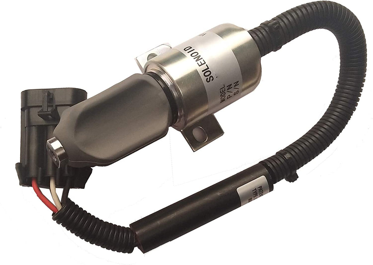Engine Shut Down Solenoid SA-4805-12 1753ES-12E6UC4B1S1CC43 for Kubota 12V - KUDUPARTS