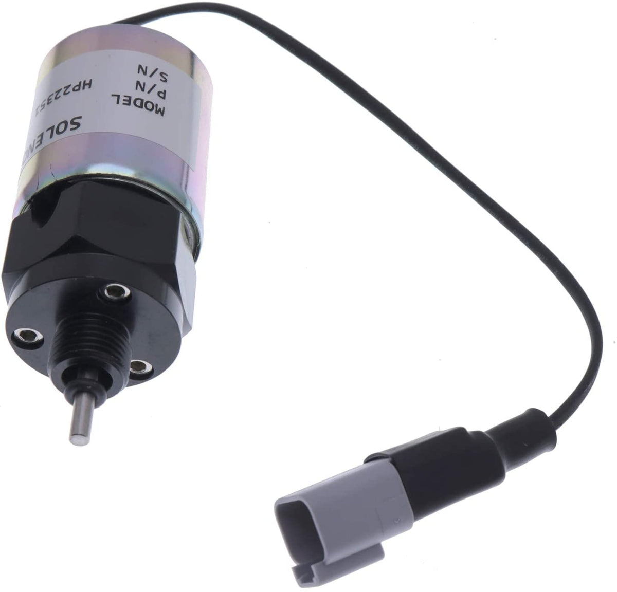 12V Throttle Solenoid U85206500 for Perkins 400 Series 403D-15 404D-22 404D-22T 404D-22TA 404F-22 EL 403F-15T GL 403D-15T GN 404D-22 GP 404D-22T GR 404D-22TA HO HR 404C-22T 185206530 - KUDUPARTS