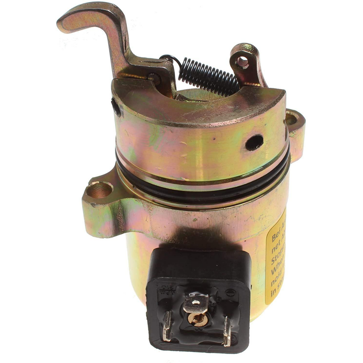 12V Fuel Shut Off Solenoid 6686715 Fit for Bobcat 863 864 873 883 Skid Steer Loader - KUDUPARTS