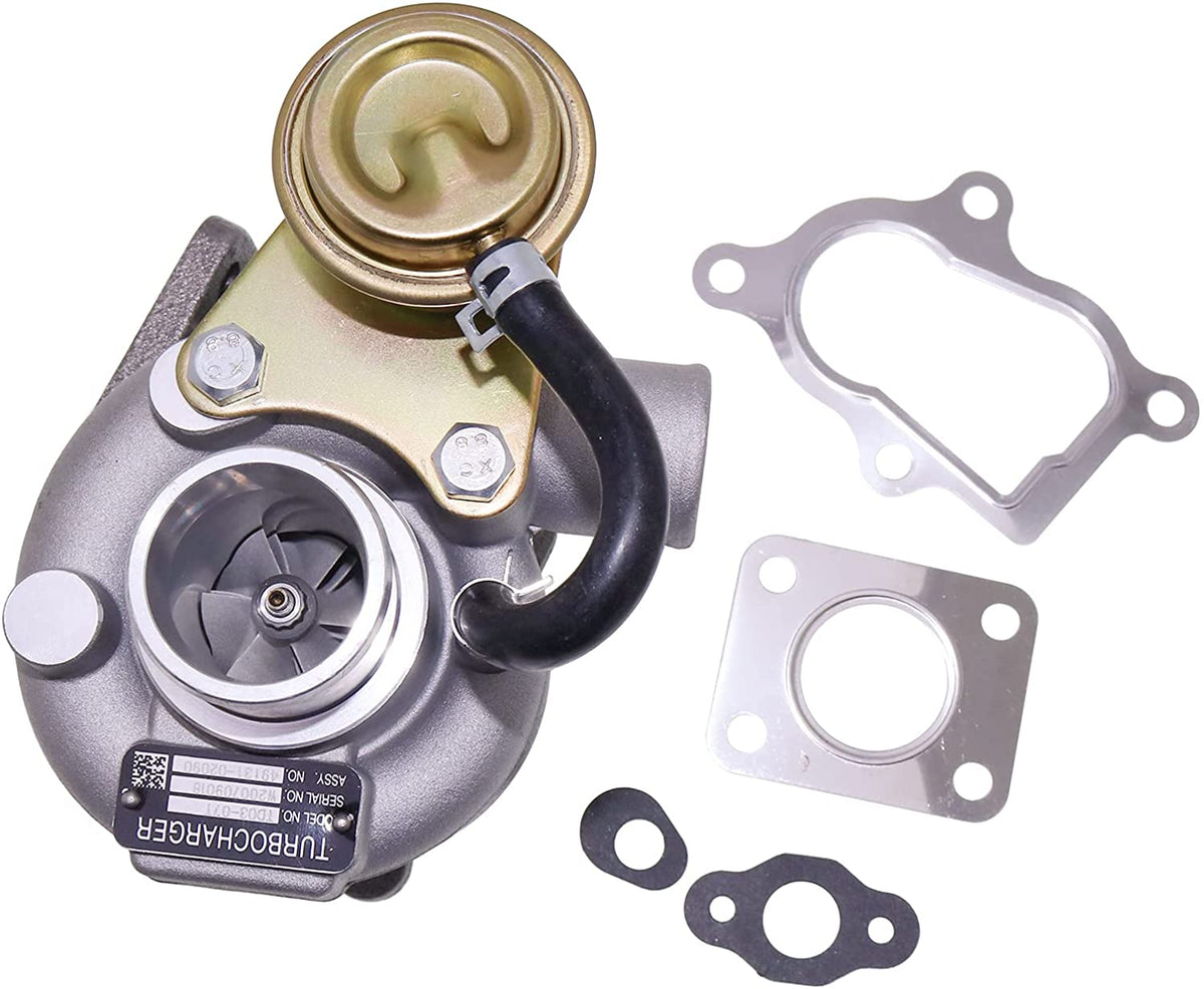 Turbocharger Turbo with Gaskets TD03 49131-02090 1J403-17013 Fit for Kubota Earth Moving Excavator V2003T V2003-T Engine - KUDUPARTS