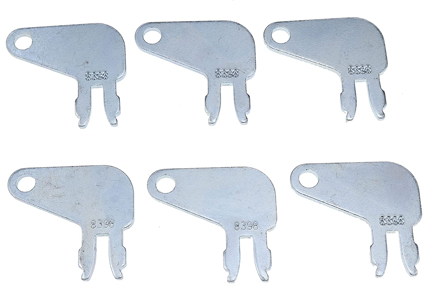 6PCS Master Disconnect Key 8398 8H-5306 8H5306 7N-0718 7N0718 for Caterpillar Wheel Skidder 508 515 518C 525 525B 525C 525D 528B 530B 535B 535C 535D 545 545C 545D 555D - KUDUPARTS