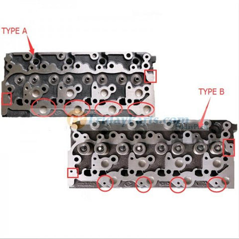 New V2203 Complete Cylinder Head With Valves For Bobcat 334 331 773 B300 S175 S150 S185 S130 763 7753 753 Engine
